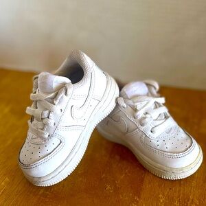 Baby toddler, white Air Force size 4C